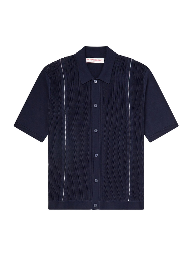 Photo: Orlebar Brown - Roddy Cotton Shirt - Blue