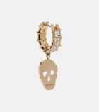 McQueen Crystal-embellished drop earrings