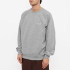 Polar Skate Co. Men's Default Crew Sweat in Heather Grey