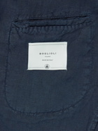 Boglioli - K-Jacket Unstructured Linen Suit Jacket - Blue