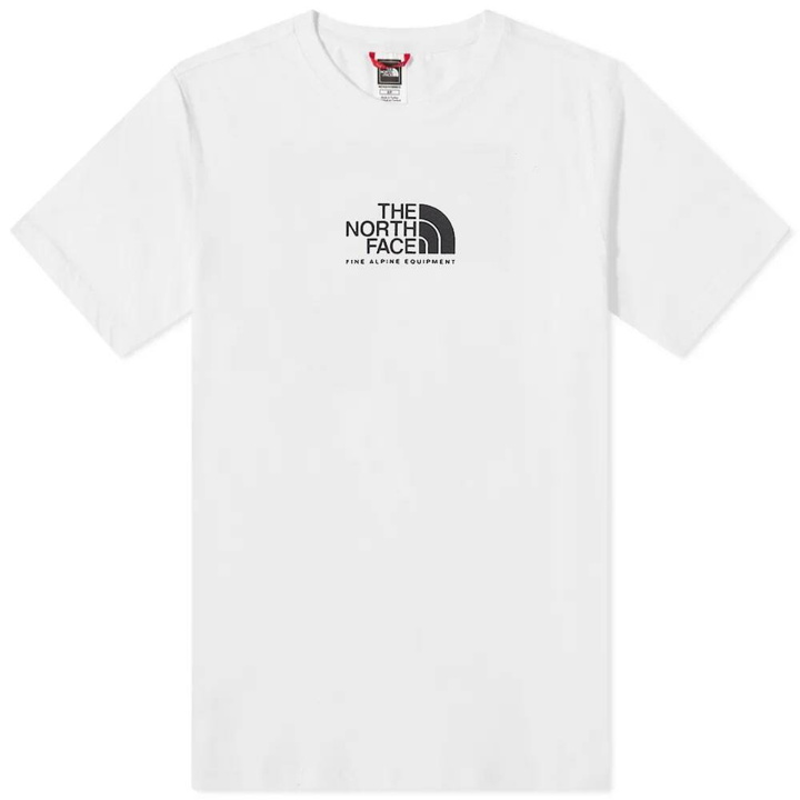 Photo: The North Face Men's Fine Alpine Equipment T-Shirt 3 in White/Black