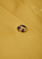 Staud Liz Satin Coat Yellow