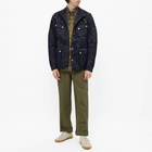 Barbour Men's International Ariel Quilt Jacket in Navy