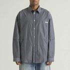 Acne Studios Men's Satero Double Sleeve Shirt in Blue/White