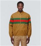 Gucci Web Stripe cotton track jacket