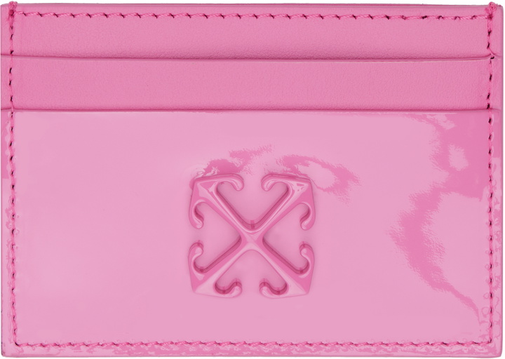 Photo: Off-White Pink Jitney Card Holder