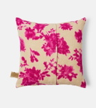 The House of Lyria Mirra floral linen cushion
