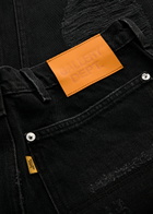 Gallery Dept. Branko Distressed Straight-leg Jeans Black