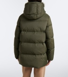 Yves Salomon Shearling-trimmed down jacket