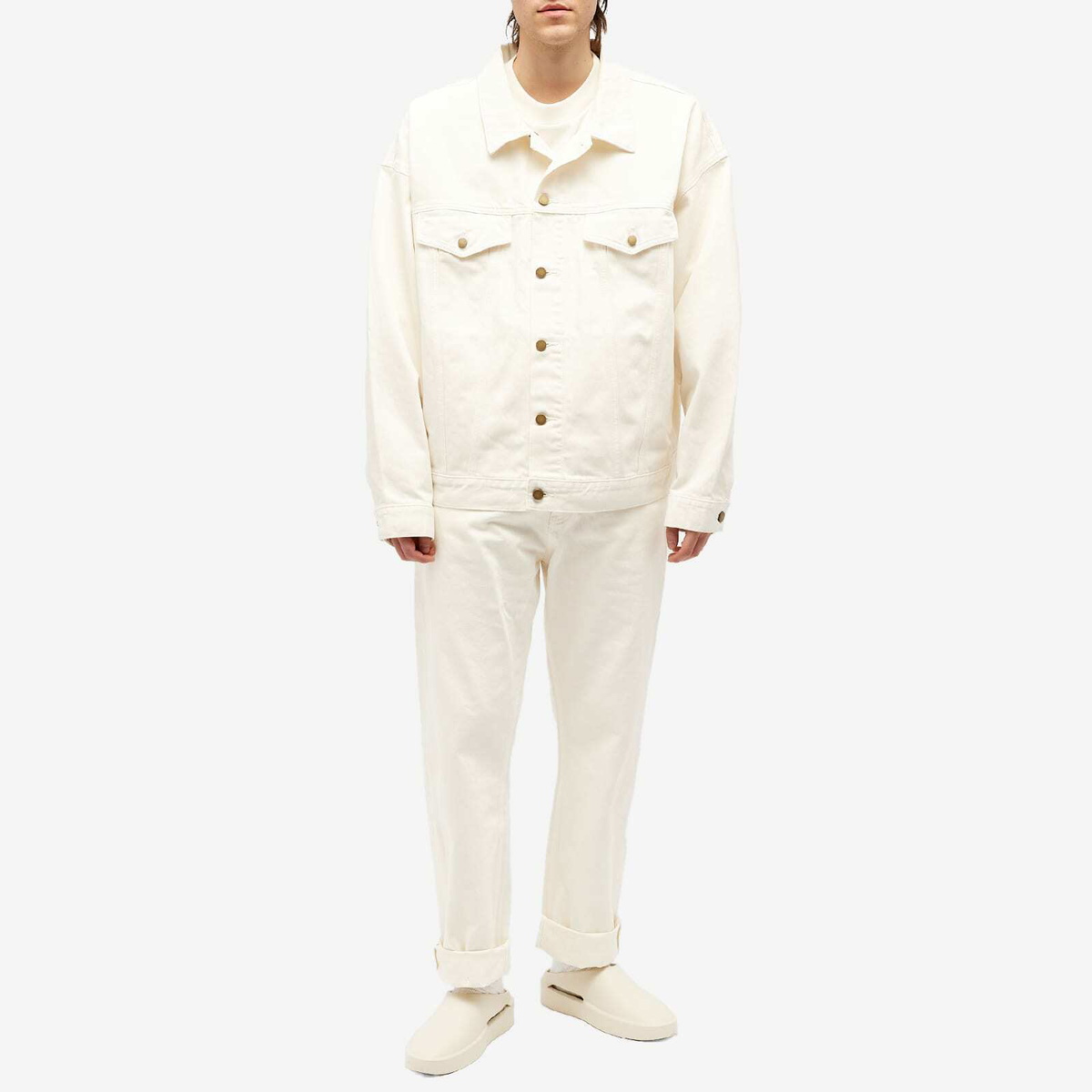 Fear of God ESSENTIALS Men's 5 Pocket Jean in Cloud Dancer