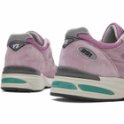 New Balance 991v2 Sneaker in Polignac/Toadstool/Silver