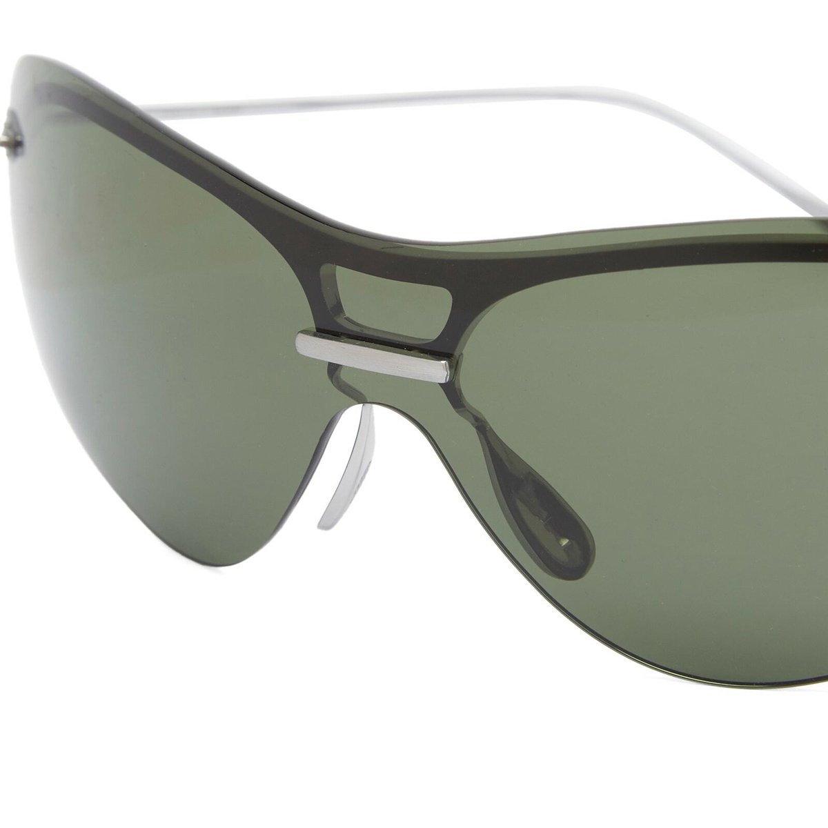 SOAR x Cubitts Sirrus Sunglasses in Silver/Green 