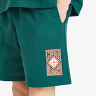 Casablanca Men's Gothic Logo Sweat Shorts in Green