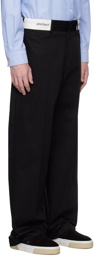 Palm Angels Black Sartorial Trousers