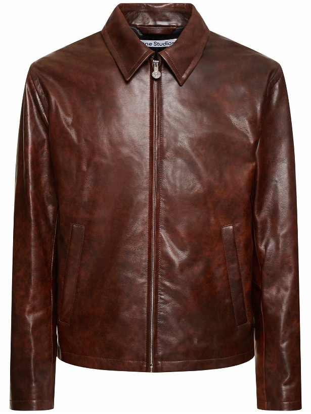 Photo: ACNE STUDIOS Laukwa Vintage Leather Jacket