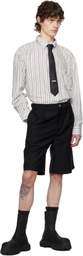 C2H4 White Lineation Recliner Shirt