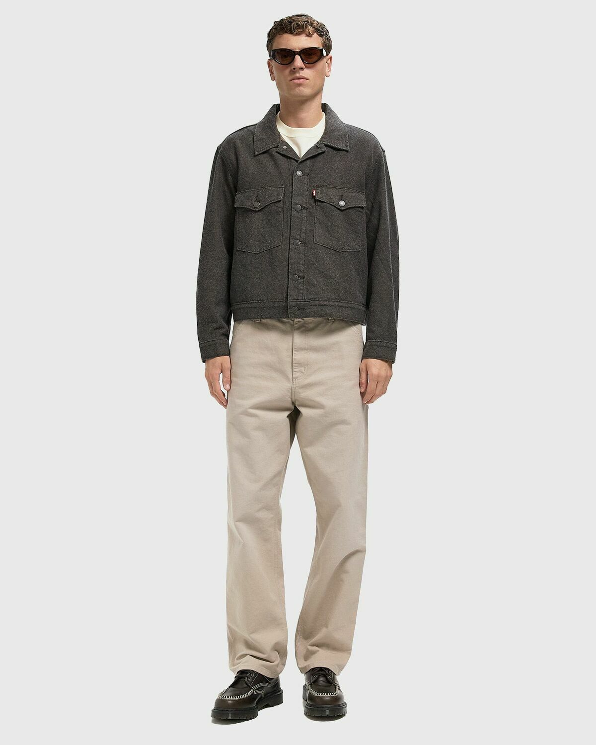 Levis EMBARCADERO STATION JKT Brown Mens Denim Jacket