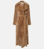 Gabriela Hearst Tellus double-breasted shearling coat