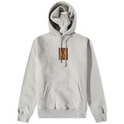 Pass~Port Men's PP Embroidery Hoody in Ash