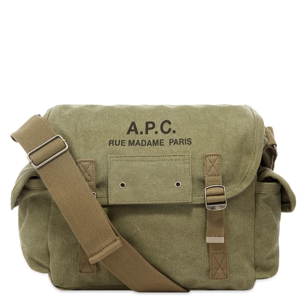 A.P.C. Recuperation Heavy Canvas Shoulder Bag