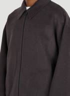 Pointed Collar Jacket in Dark Grey