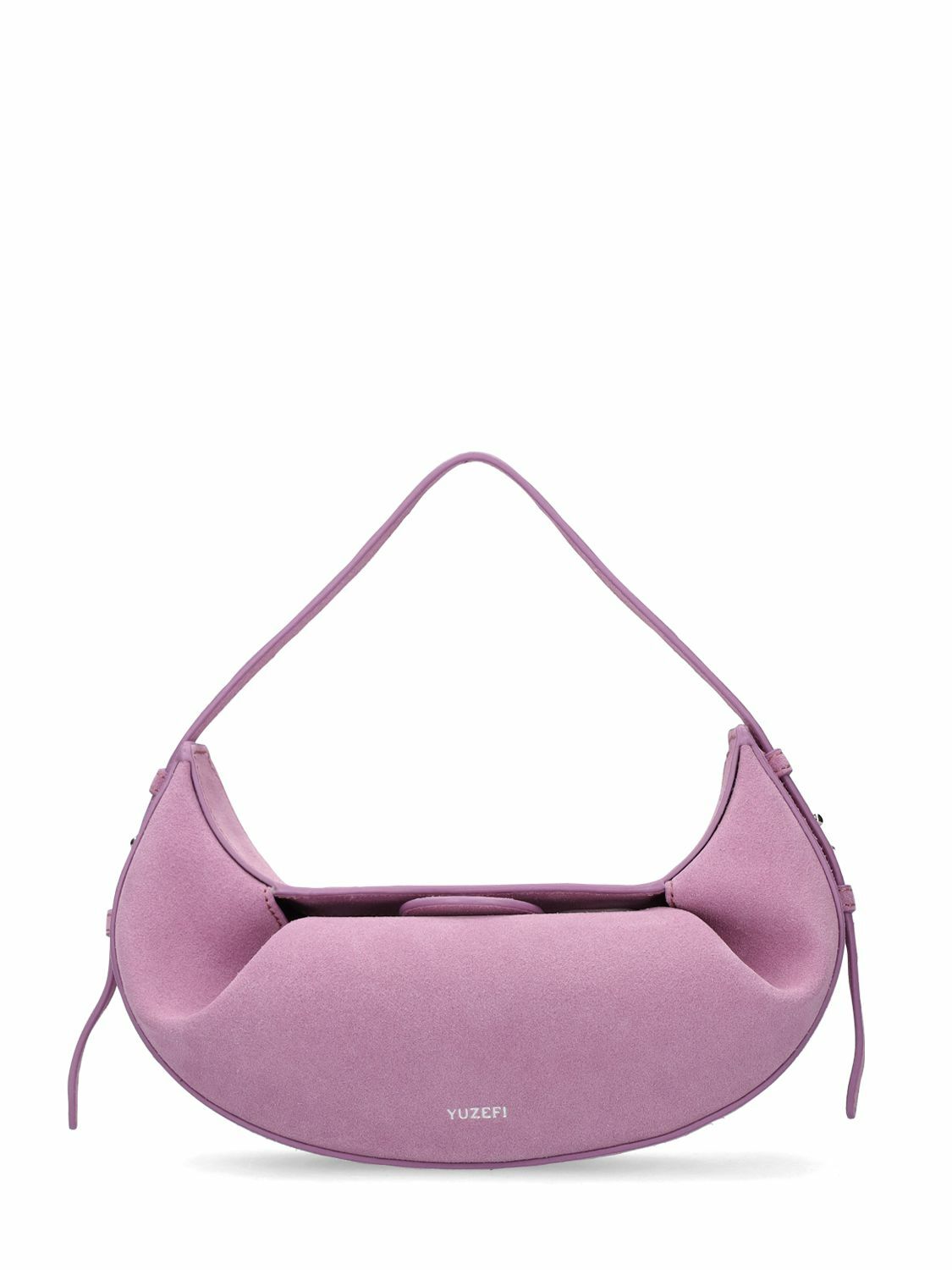 YUZEFI Mini Fortune Cookie Suede Bag