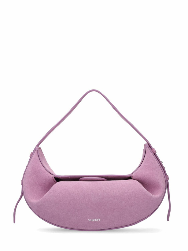 Photo: YUZEFI Mini Fortune Cookie Suede Bag