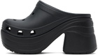Crocs Black Siren Heels