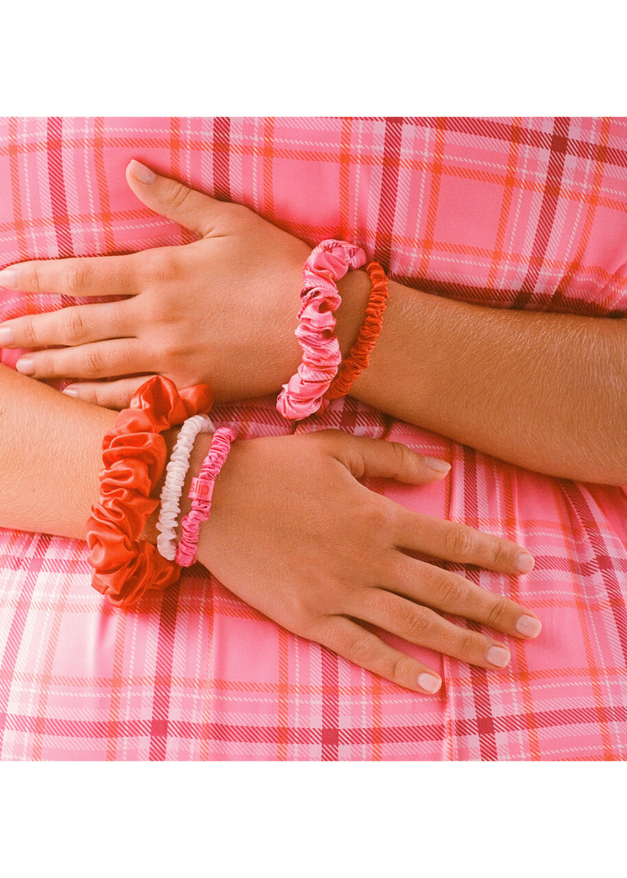 Slip Pure Silk Assorted Scrunchie Cracker - Scarlet