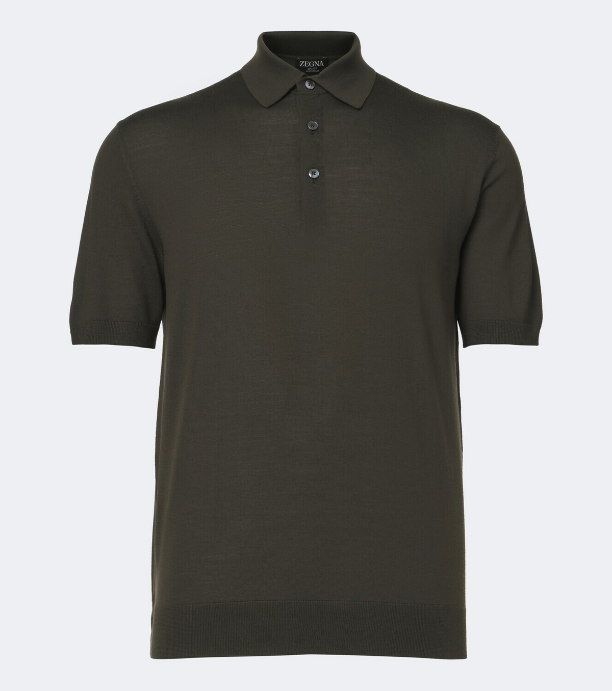 Zegna Wool piqué polo shirt