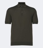 Zegna Wool piqué polo shirt