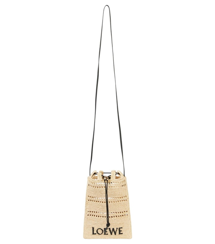 Photo: Loewe Paula's Ibiza raffia pouch with strap
