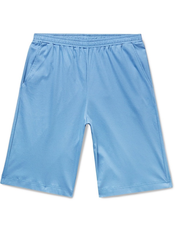 Photo: ZIMMERLI - Cotton-Jersey Shorts - Blue - S