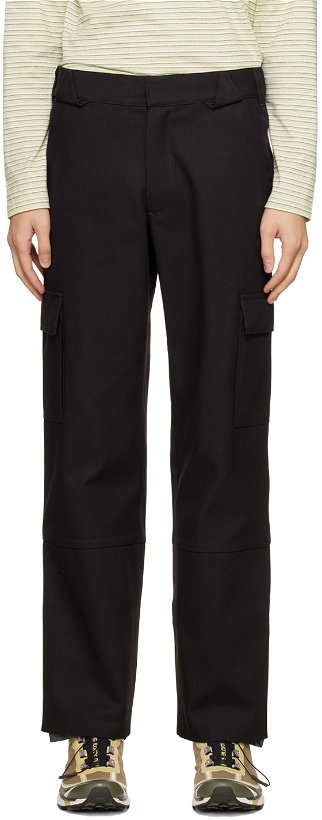 Photo: GR10K Black Shank Structured Trousers