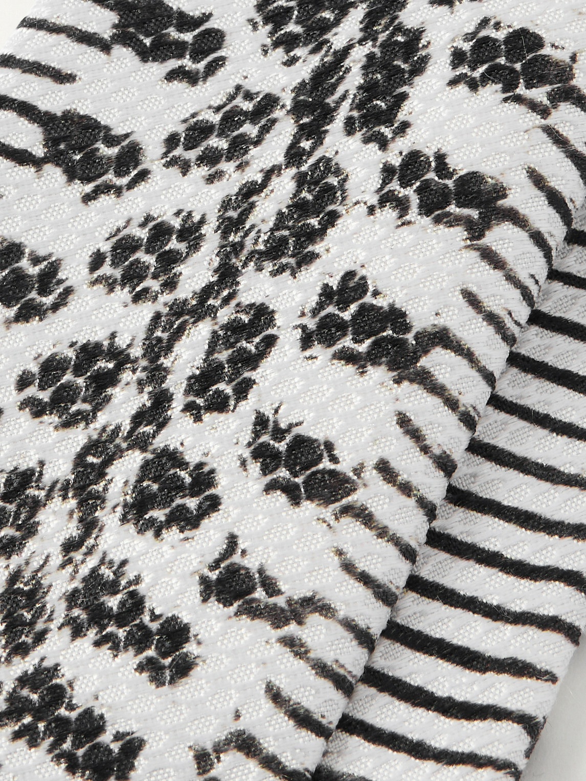 TOM FORD - 6cm Snake-Print Knitted Silk Neck Tie