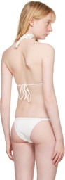 Gimaguas White Nina Bikini Top
