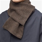 MHL by Margaret Howell Men's Pulll Through Scarf in Cocoa