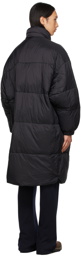 Isabel Marant Black High Neck Padded Coat