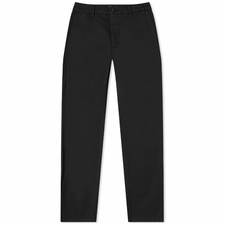 Photo: Norse Projects Men's Aros Regular Light Stretch Chino in Black