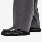 Max Mara Women's Crepe Loafer Shoes in Black
