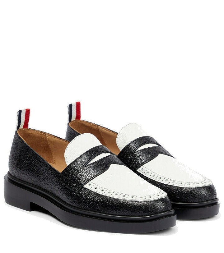 Photo: Thom Browne - Leather loafers