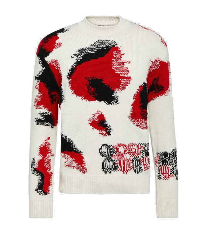 Photo: Alexander McQueen Intarsia wool and cotton sweater