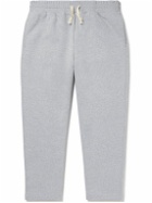 Studio Nicholson - Chapel Tapered Fleece-Back Cotton-Jersey Sweatpants - Gray