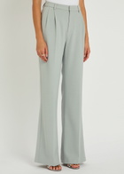 Huishan Zhang Lucian Pleated Wide-leg Woven Trousers Grey