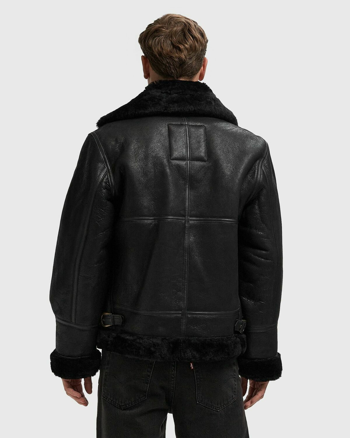Schott NYC LC1259 JACKET Black Mens Bomber Jacket