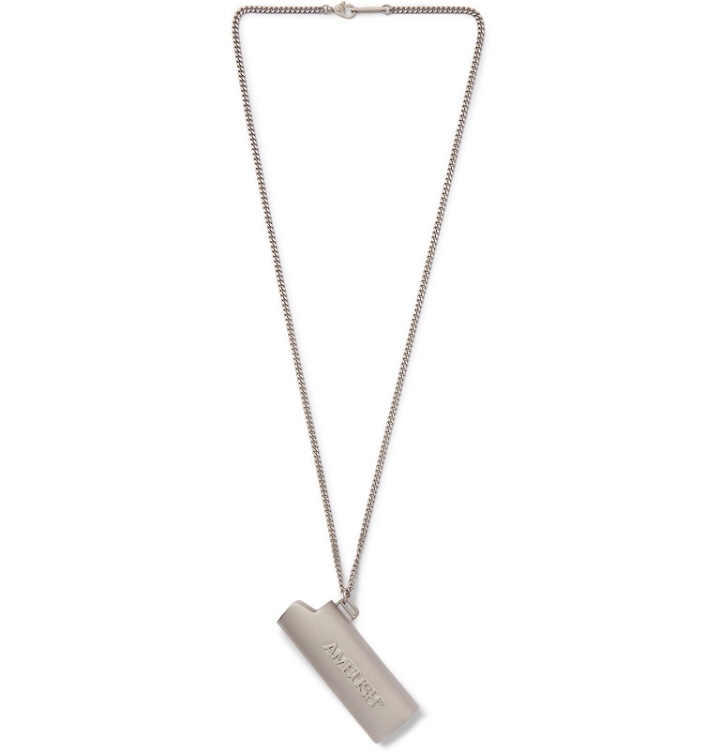 Photo: AMBUSH® - Lighter Case Silver-Tone Necklace - Silver