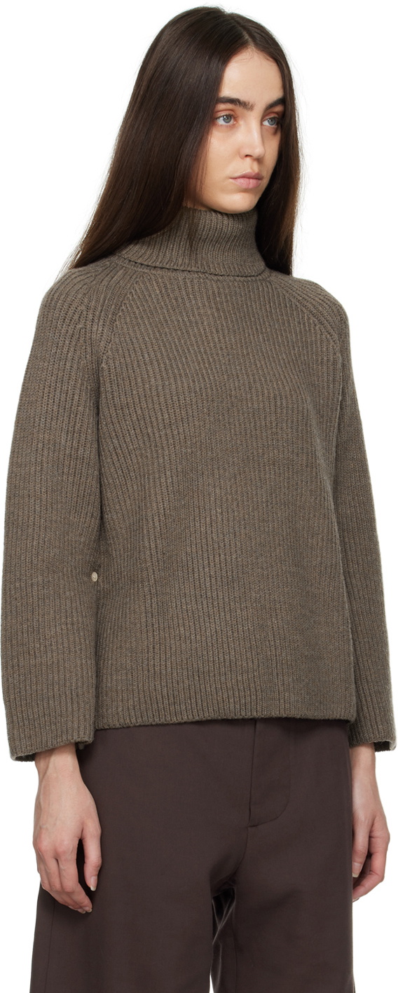 Mark Kenly Domino Tan Studio Brown Karlotta Turtleneck