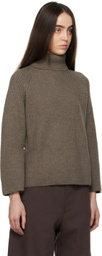 Mark Kenly Domino Tan Studio Brown Karlotta Turtleneck