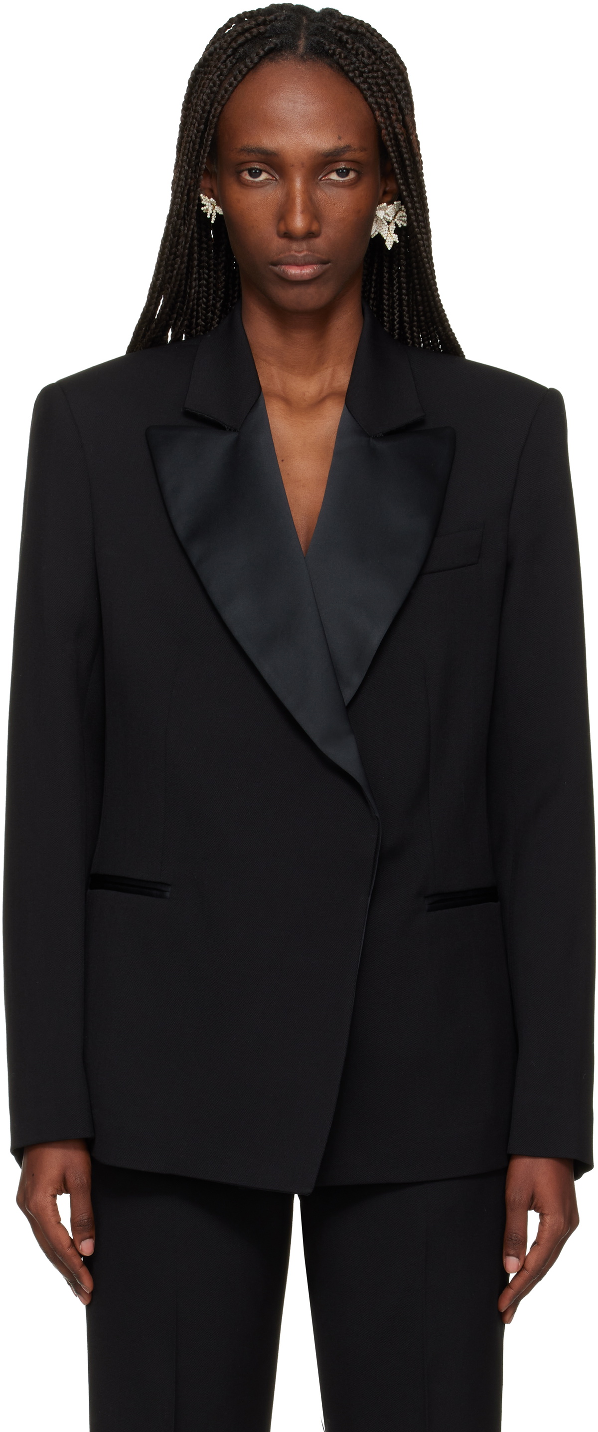 Wales Bonner Black 'The Harmony' Blazer