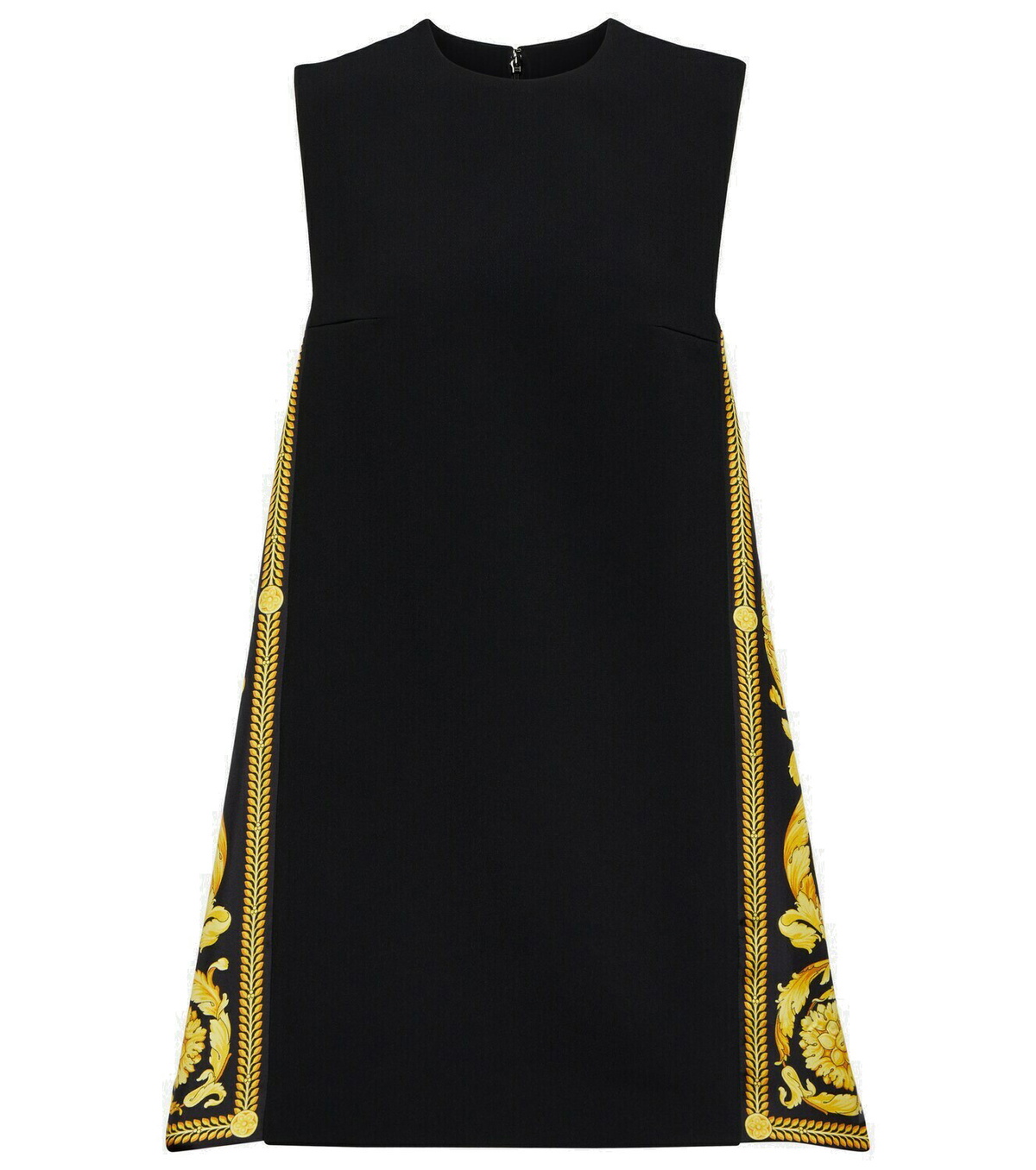 【送料&関税込】Versace Crepe Dress VERSACE Embellished crepe mini dress | NET-A-PORTER